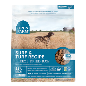 Open Farm Grain-Free Freeze Dried Raw Surf & Turf Dog Food For Cheap