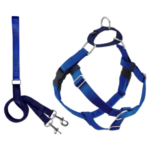 2 Hounds Design Freedom No-Pull Dog Harness With Leash Royal Blue For Cheap