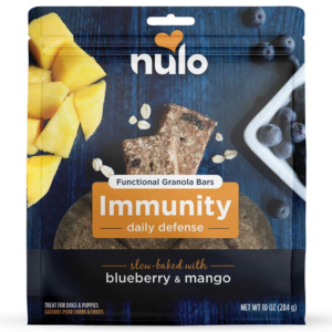 Nulo Functional Granola Immunity Blueberry & Mango Dog Treats 10 oz For Sale