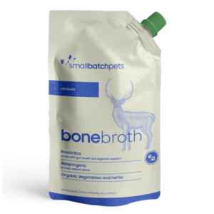 Small Batch Venison Bone Broth Dog & Cat Food Topper, 16 oz Online now