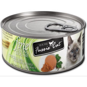 Fussie Cat Fine Dining Mousse Chicken With Pumpkin Wet Cat Food, 2.47-oz Fashion