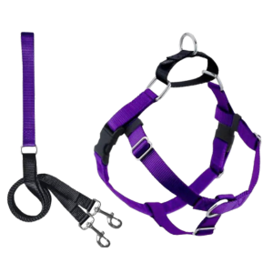 2 Hounds Design Freedom No-Pull Dog Harness With Leash Purple Cheap