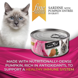 Fussie Cat Fine Dining Mousse Sardine With Pumpkin Wet Cat Food, 2.47-oz Online Sale