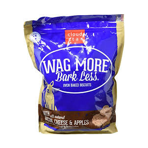 Cloud Star Wag More Bark Less Oven Baked with Bacon, Cheese & Apples Dog Treats 3 lbs Discount