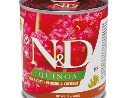 Farmina N&D Quinoa Functional Canine Venison & Coconut Skin & Coat Formula Adult Canned Dog Food Hot on Sale