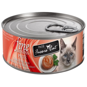 Fussie Cat Fine Dining Pate Sardine with Chicken Entree in Gravy Wet Cat Food, 2.82-oz Discount