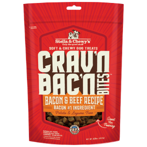 Stella & Chewy s Crav n Bac n Bites Bacon & Beef Recipe Dog Treats 8.25oz Discount