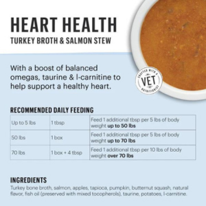 The Honest Kitchen Pour Overs Heart Health Turkey Broth & Salmon Stew Wet Dog Food 5.5 oz Fashion