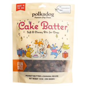 Polka Dog Cake Batter Nuggets Soft & Chewy Dog Treats 7oz Discount