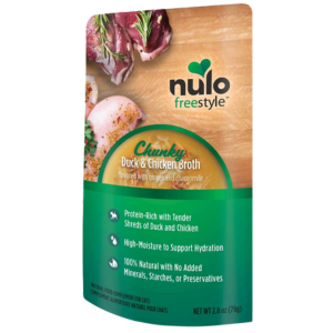 Nulo Freestyle Grain-Free Chunky Duck & Chicken Broth Recipe Cat Food Topper, 2.8oz Online now