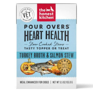 The Honest Kitchen Pour Overs Heart Health Turkey Broth & Salmon Stew Wet Dog Food 5.5 oz Fashion