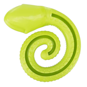 Trixie Snack Snake Coiled, Treat Activity Rubber Dog Toy Supply