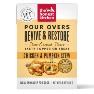 The Honest Kitchen Pour Overs Revive & Restore Chicken & Pumpkin Stew Wet Dog Food 5.5 oz Discount