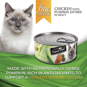 Fussie Cat Fine Dining Mousse Chicken With Pumpkin Wet Cat Food, 2.47-oz Fashion