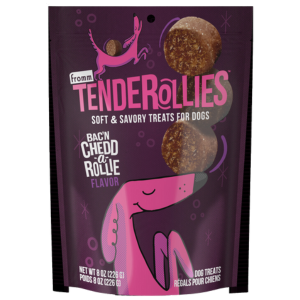 Fromm Bac n Chedd-A-Rollie Tenderollies Dog Treats, 8 oz bag Supply