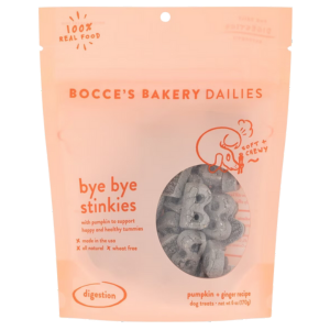 Bocce s Bakery Dailies Bye Bye Stinkies Pumpkin & Ginger Soft & Chewy Treats for Dogs Cheap