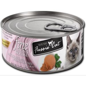 Fussie Cat Fine Dining Mousse Mackerel With Pumpkin Wet Cat Food, 2.47-oz For Cheap