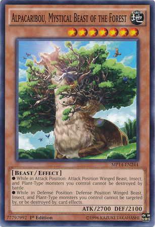 Alpacaribou, Mystical Beast of the Forest [MP14-EN244] Common Online